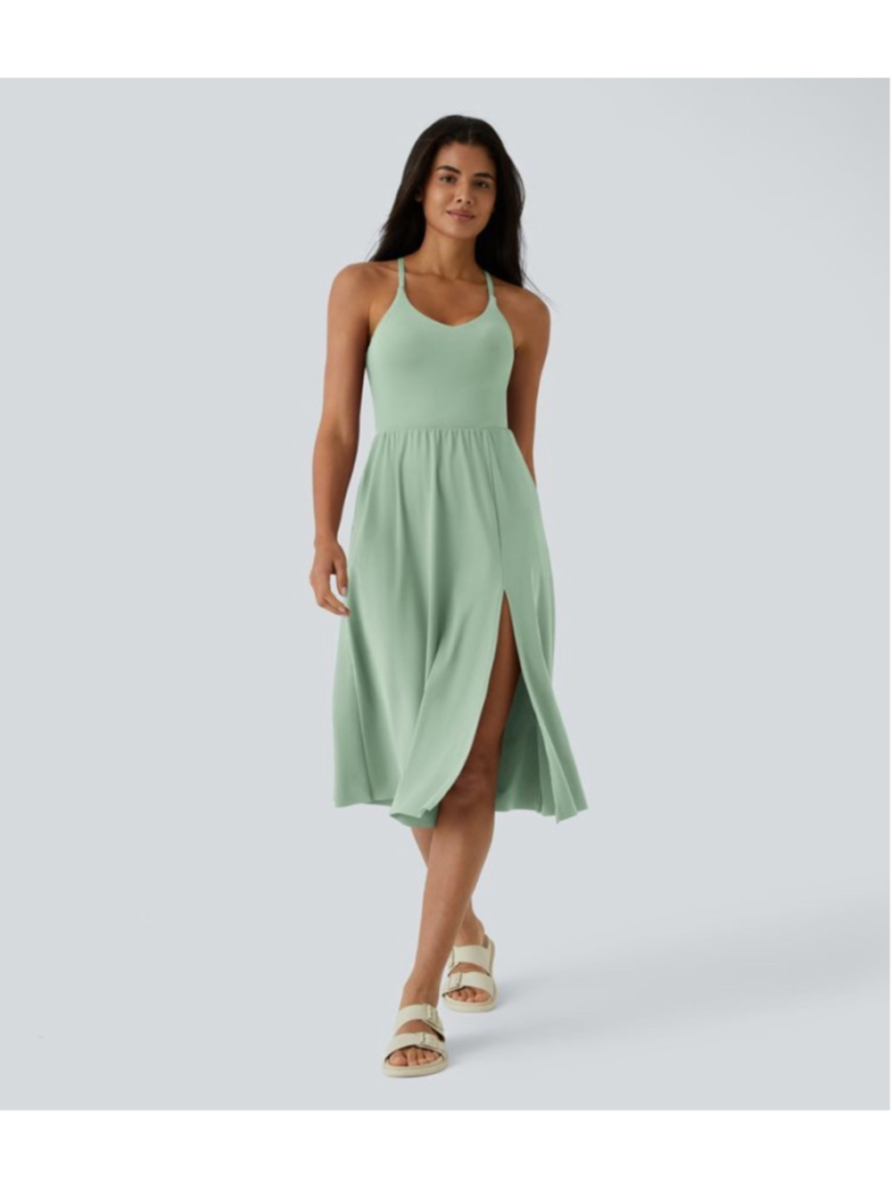 Halara Everyday Midi Chill Dress-La Land Women’s Size M